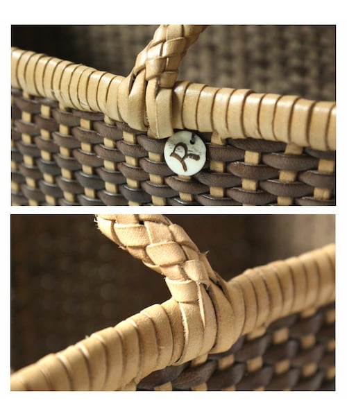 45R（フォーティファイブアール）の「レザーかご編みバッグ（）」 - WEAR