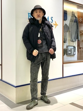 F/CE. × NANGA × BEAMS LIGHTS / 別注 N3B ダウンジャケットを使った