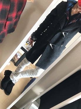 L.G.B.のダッフルコートを使った人気ファッションコーディネート - WEAR