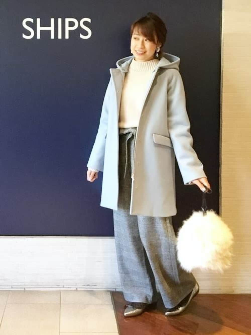 SHIPS（シップス）の「HAMILTON LAMBS:2WAYフードコート◇（その他