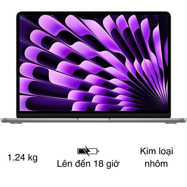 MacBook Air M3 13 inch 2024 16GB - 512GB chính hãng, giá tốt