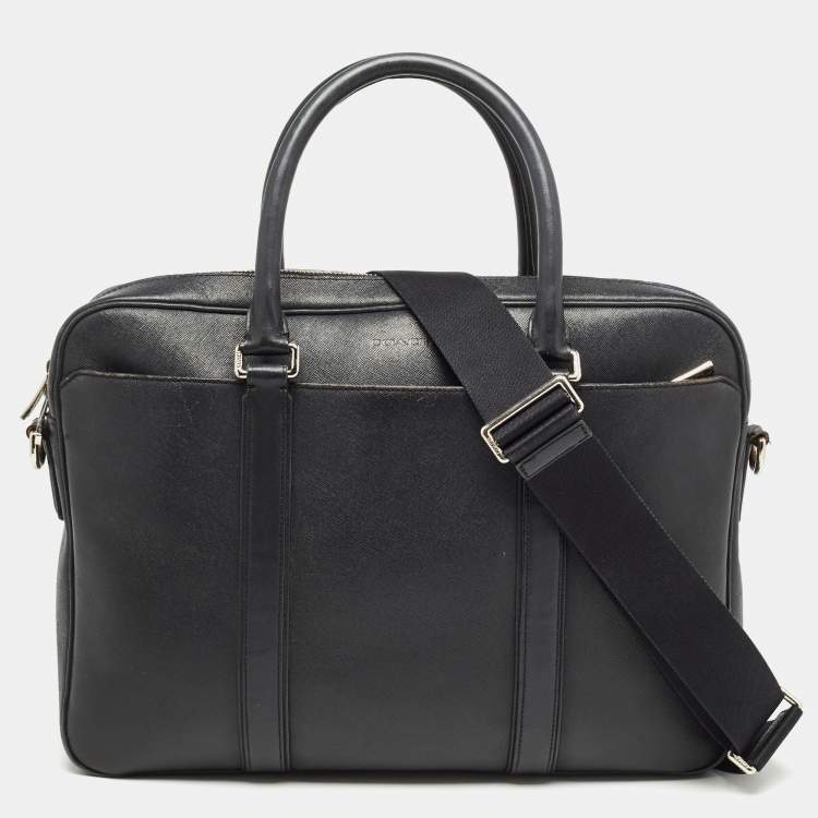 Coach Black Leather Metropolitan Briefcase/Laptop Bag Coach | TLC US