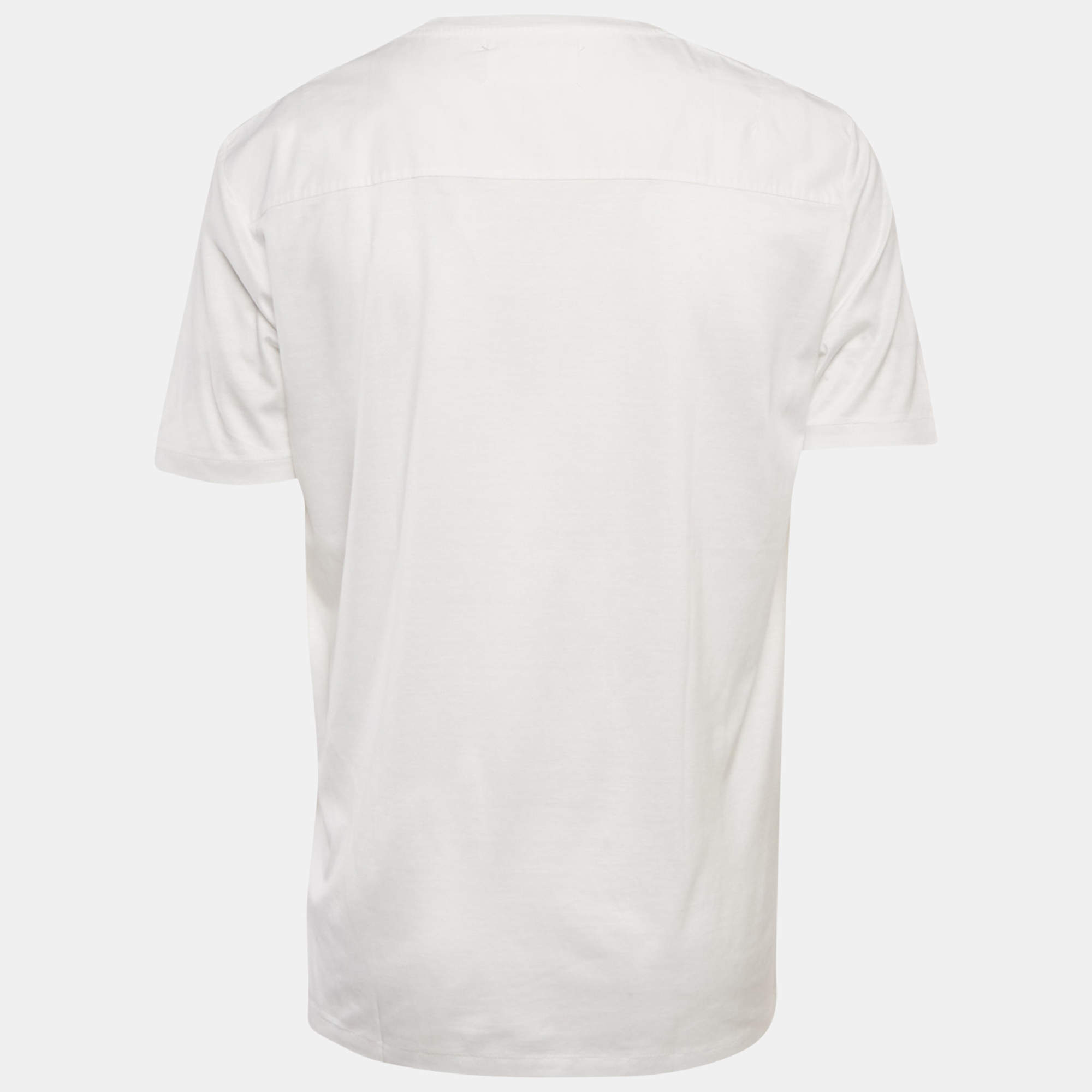 Maison Martin Margiela White Jersey Regular Fit T-Shirt XL Maison