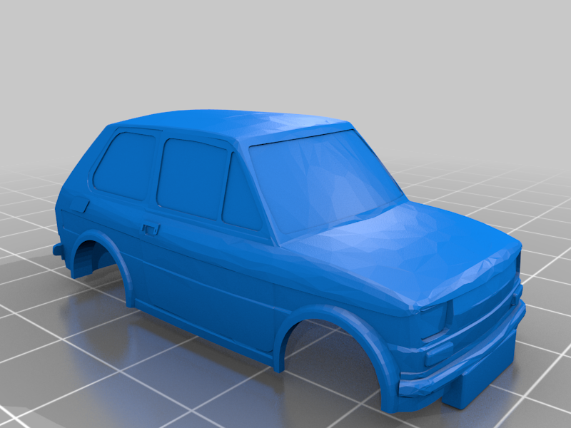 Fiat 126p aka Maluch - Turbo Racing Body Shell 1:76 Gen1 (READ