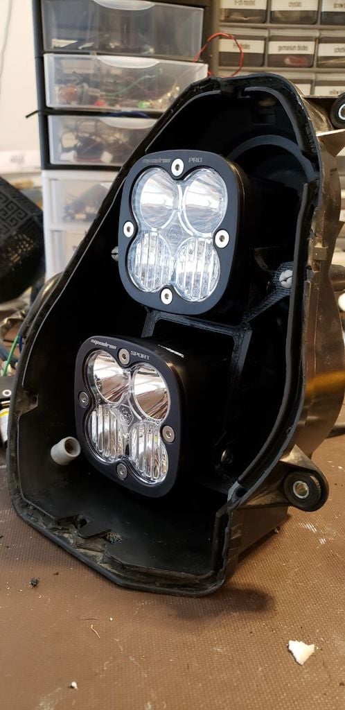 KTM 950 990 Adventure LED headlight version two by