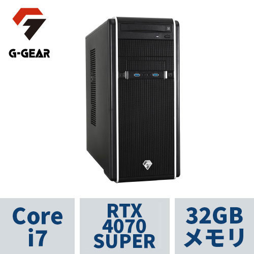 eX.computer イーエックスコンピュータ ゲーミングPC G-GEAR GA7J