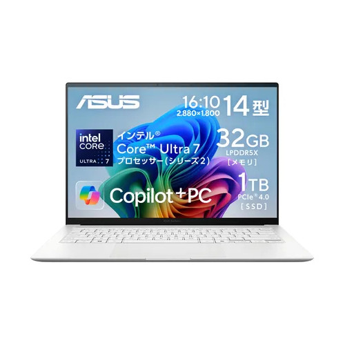 ASUS エイスース モバイルノート Zenbook S 14 UX5406SA-TU7321WH [14
