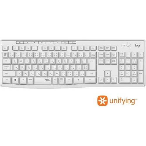 Logicool ロジクール K295 オフホワイト USB無線 日本語配列フルキー