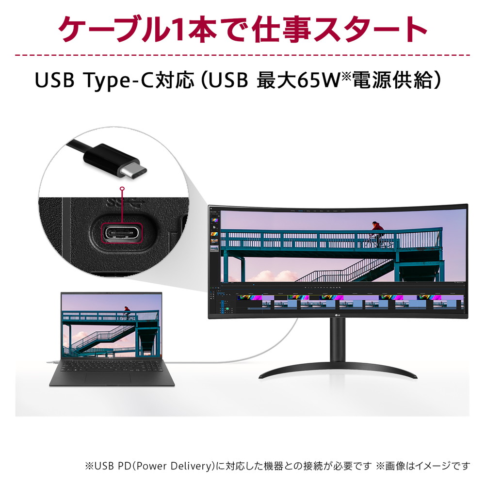 LG Electronics LGエレクトロニクス 34WR55QK-B 34インチ ウルトラ