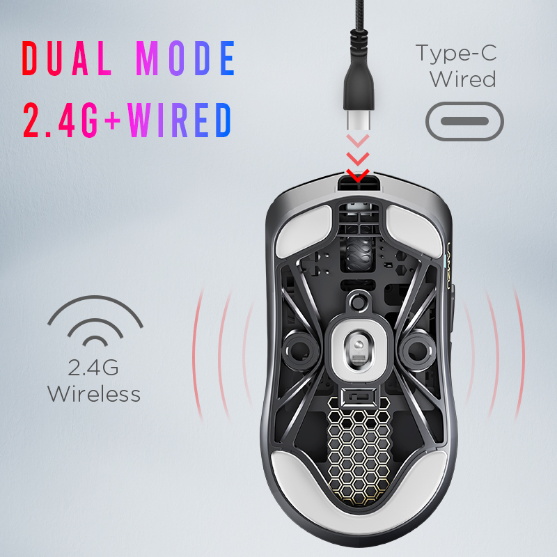 LAMZU Maya (4K Compatible) Charcoal Black ワイヤレスゲーミング