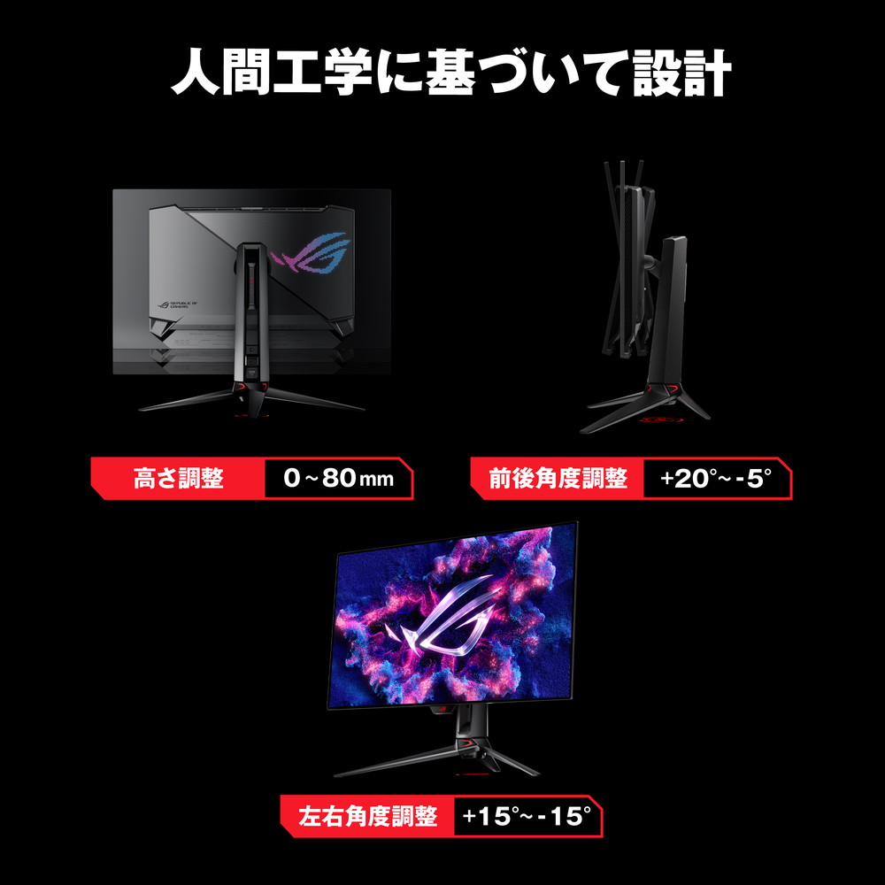 ASUS エイスース ROG Swift OLED PG32UCDP 31.5インチ 4K ゲーミング