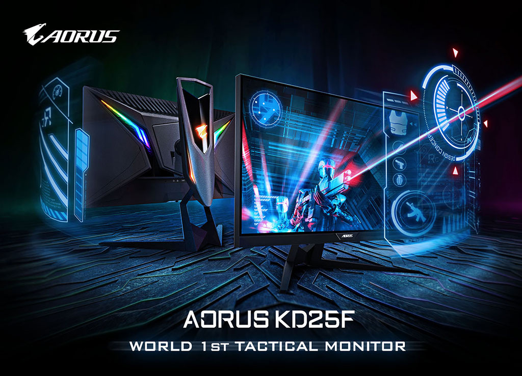 FPSゲーマーのための戦略的ゲーミングディスプレイ AORUS KD25F｜PC