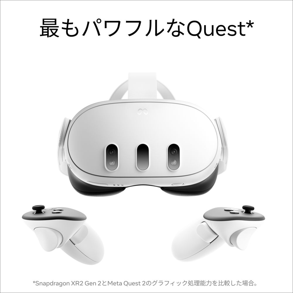 META メタ Quest 3 128GB 899-00591-01 オールインワンVRヘッドセット