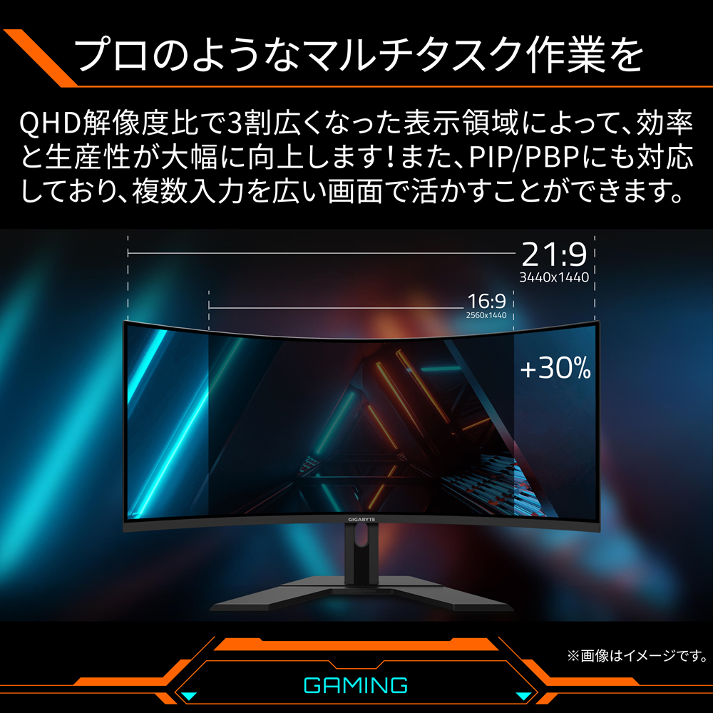 GIGABYTE ギガバイト G34WQC A 34インチ ウルトラワイド ゲーミング