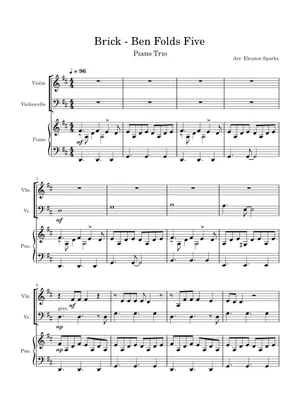 Play Official version of Brick Sheet Music by Ben Folds Five for
