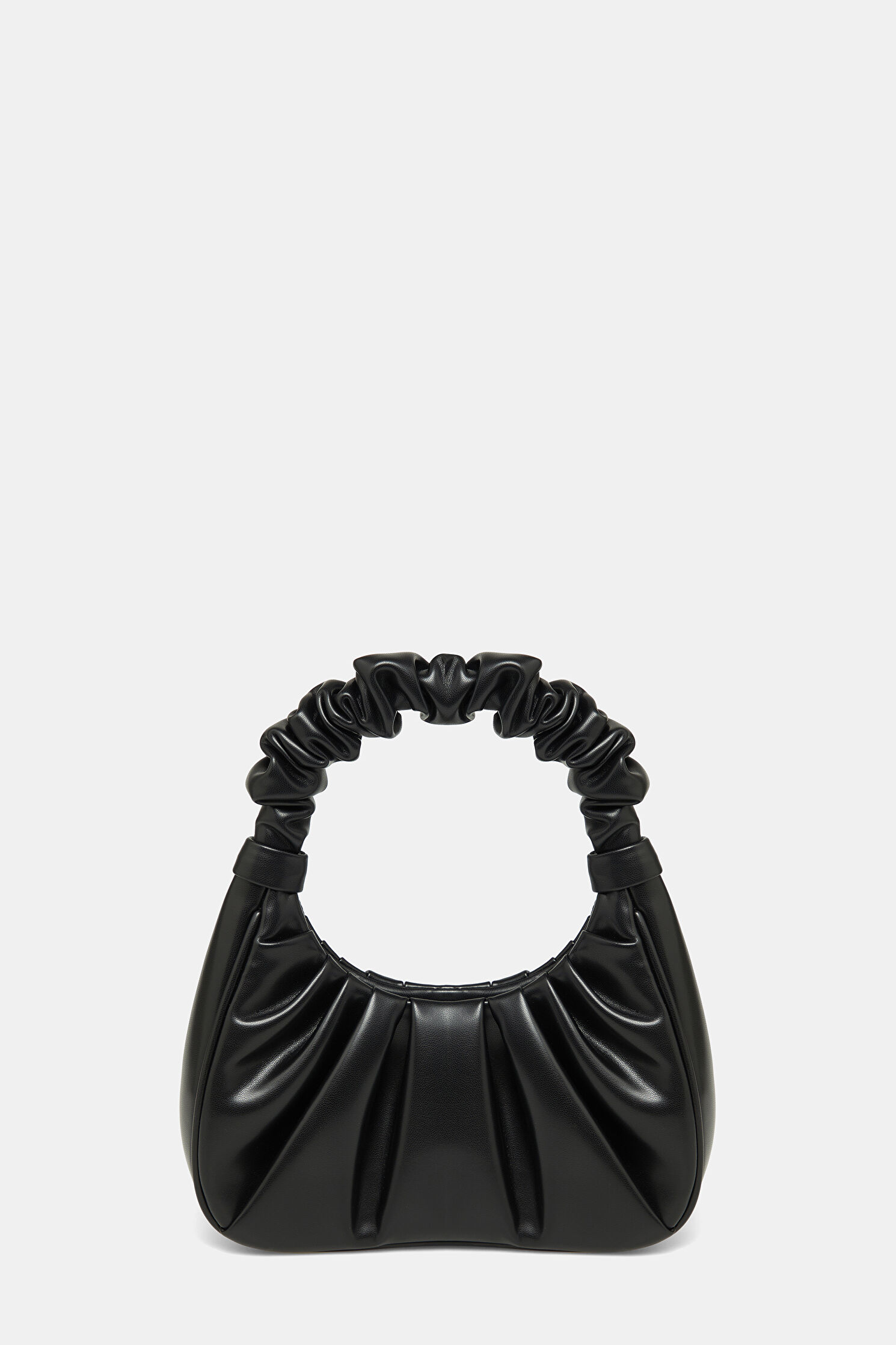 Outlet Kadın Jw Peı Gabbi Ruched Hobo Siyah Kol Çantası