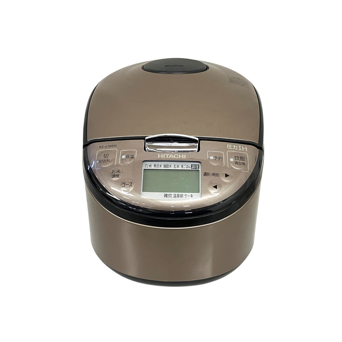 N2074□日立 2021年 5.5合 炊飯器 RZ-TS104M IH圧力 新品☆RZ-TS104M H