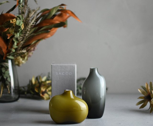 送料無料】台湾 Pinkoi限定 【バリューセット】KINTO SACCO ガラス花瓶