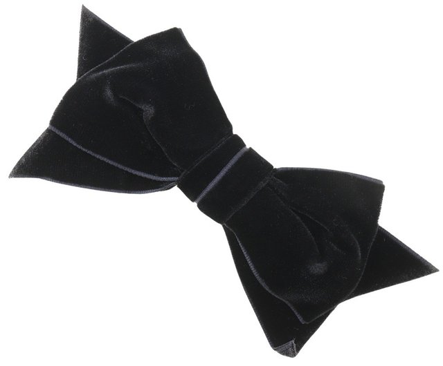 送料無料】【日本直送】シャネル CHANEL リボン ブローチ ベロア