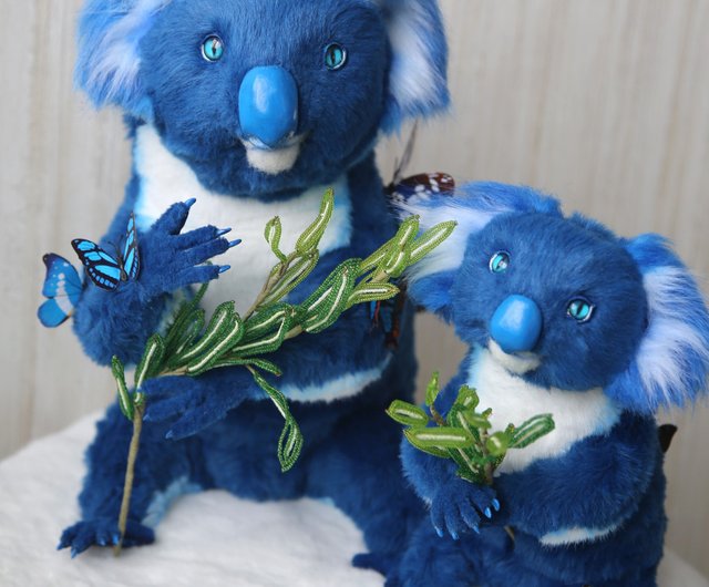 送料無料】ロシア コアラファミリー、リアルなおもちゃ。 OOAKおもちゃ