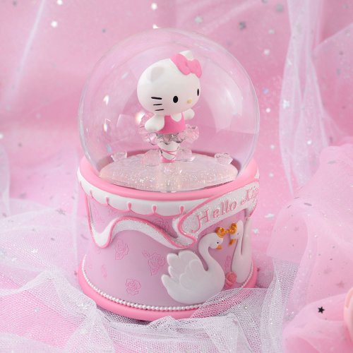 台湾 ハローキティバレエクリスタルボールミュージックベル JARLL - Pinkoi