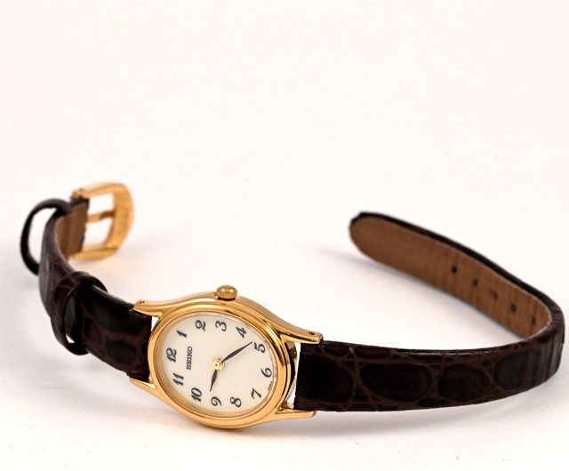 SEIKO】 ヴィンテージ セイコー 女性用クォーツ腕時計 ホワイト