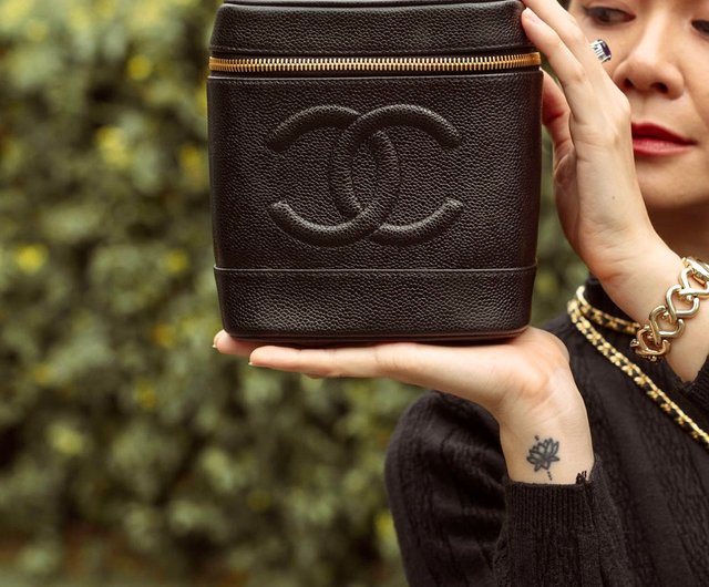 台湾 シャネルヴィンテージバニティバッグ. aparischic - Pinkoi