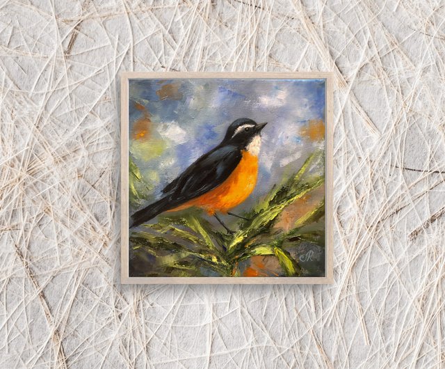 スペイン オリジナル油絵鳥の絵装飾部屋 ArtLolitaRos - Pinkoi