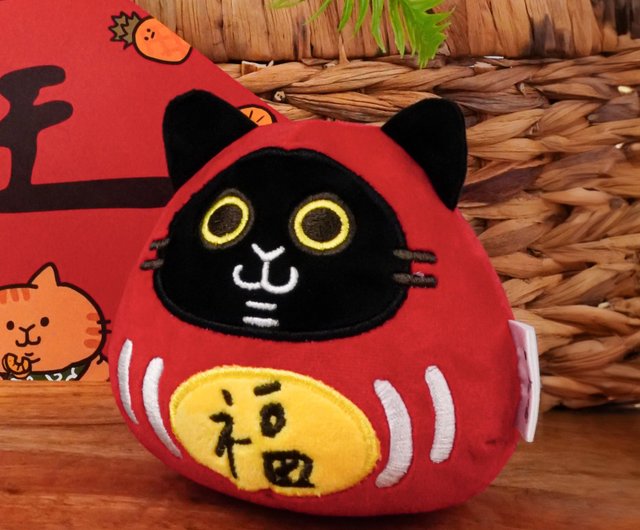 台湾 ダメ猫と遊ぶ日常 ひっくり返る人形（だるま風） Tower Torch