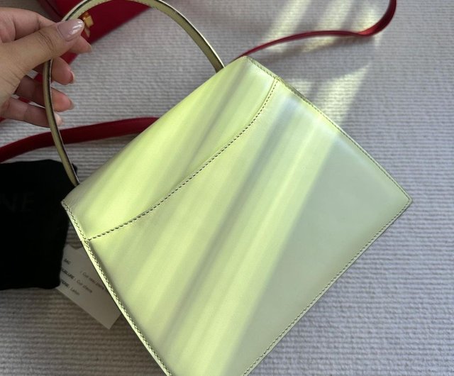 送料無料 12%OFF】香港 ヴィンテージバッグ Celine セリーヌ ミント