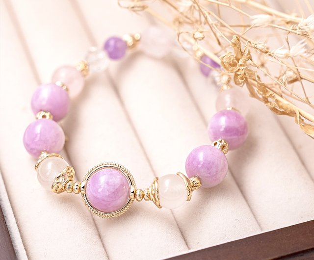 送料無料】台湾 寄り添い。クンツァイト ローズクォーツ 14KGF