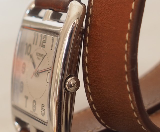 HERMES エルメス ケープコッド ドゥブルトゥール ウォッチ 腕時計