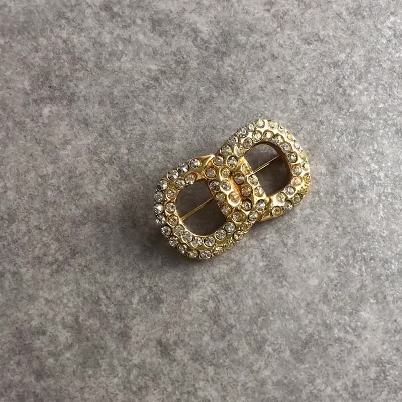 日本直送 名牌中古包 】CELINE セリーヌ ブローチ ゴールド ホース