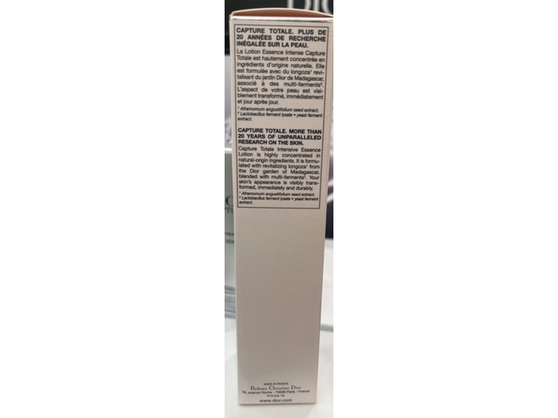 Dior Capture Totale Intensive Essence Lotion, 5 oz/150 mL