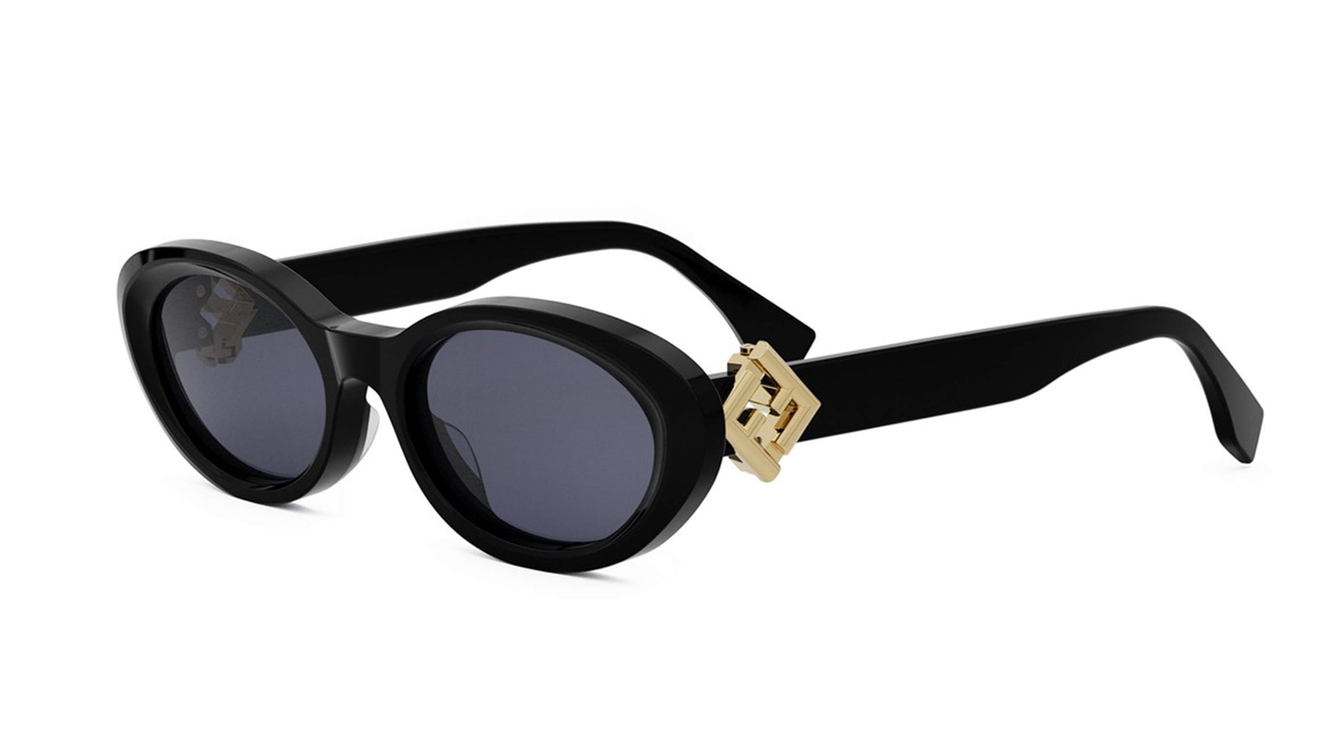 Sunglasses FENDI Ff diamonds FE40140U 01A 53-18 Black in stock
