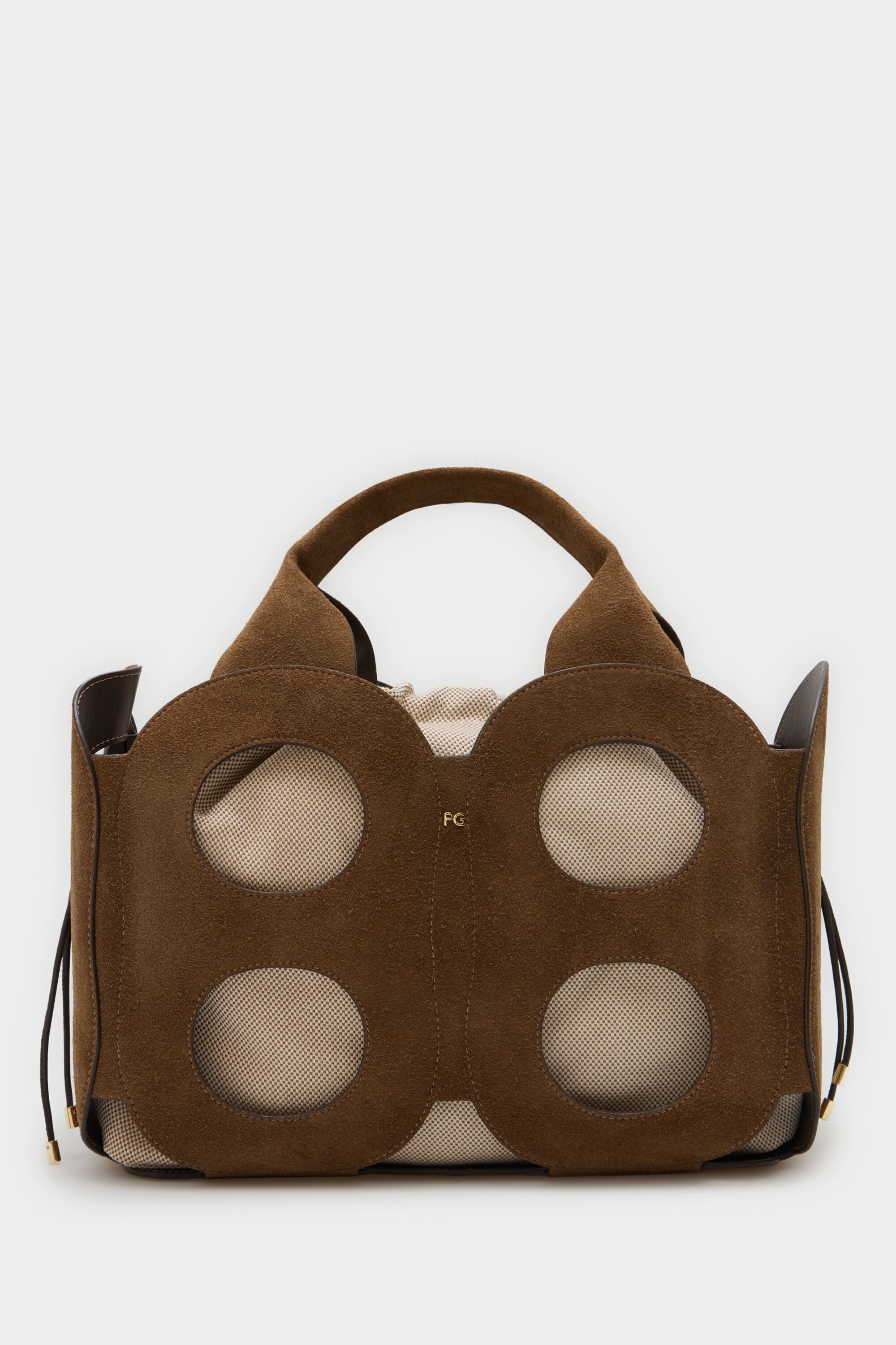 Ocho handbag dark brown - Purificacion Garcia United States