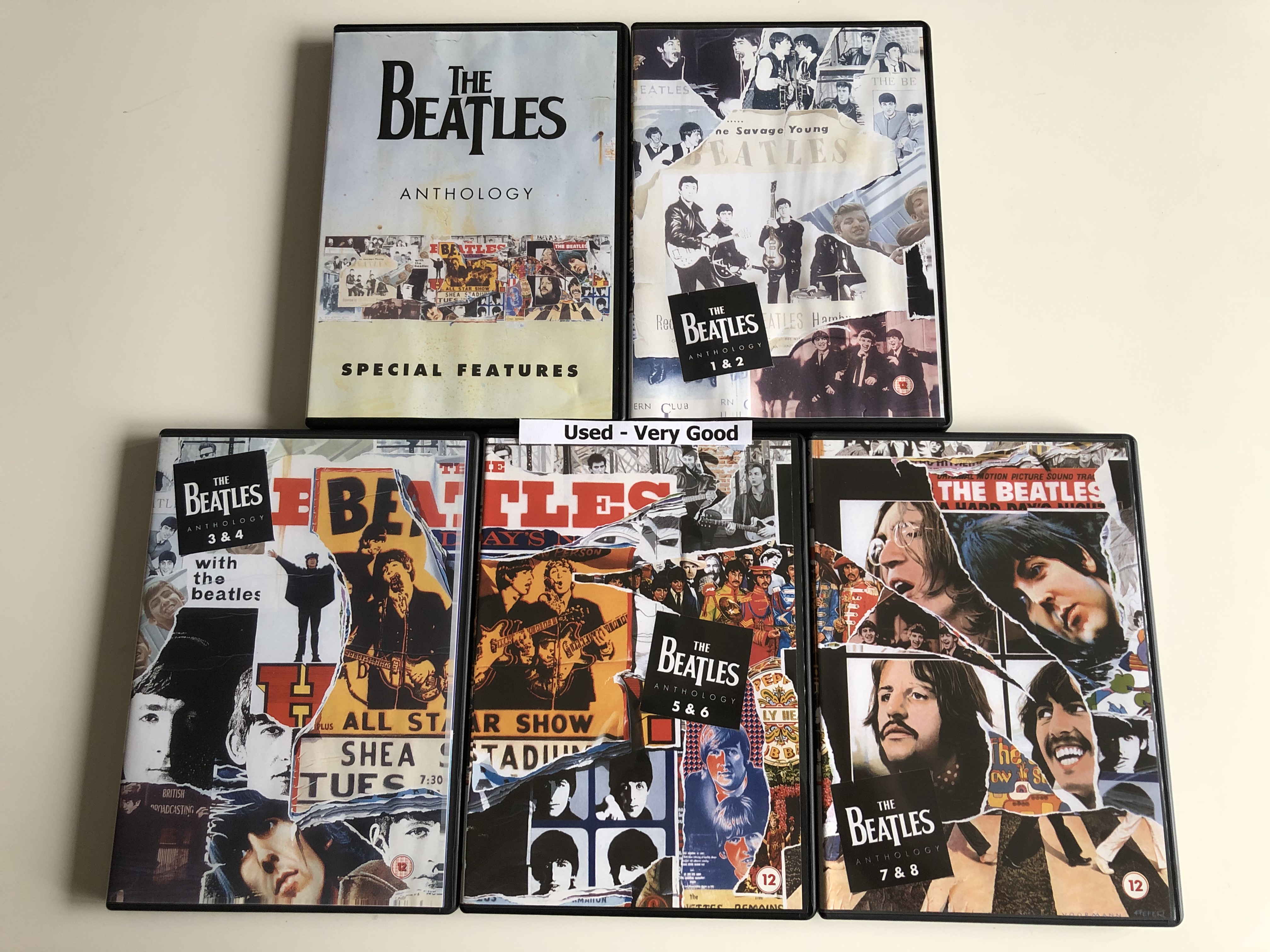 The Beatles Anthology DVD Set 2003 / 5 discs / 8 episodes