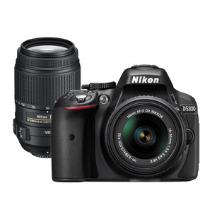 Nikon D5300 18-55mm VR II and 55-200mm VR II Lens Kit