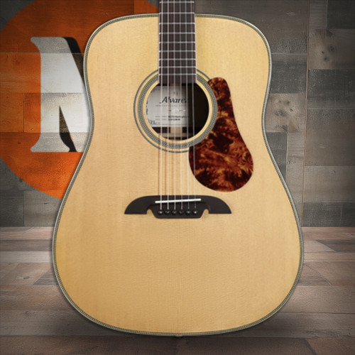 Alvarez Herringbone Masterworks Dreadnought Acoustic Guitar (MD60