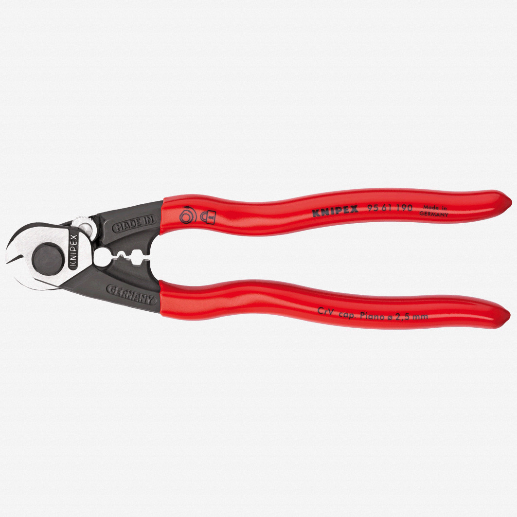 Knipex Wire Rope Cutter / Shears - Plastic Grip | Knipex at KC Tool