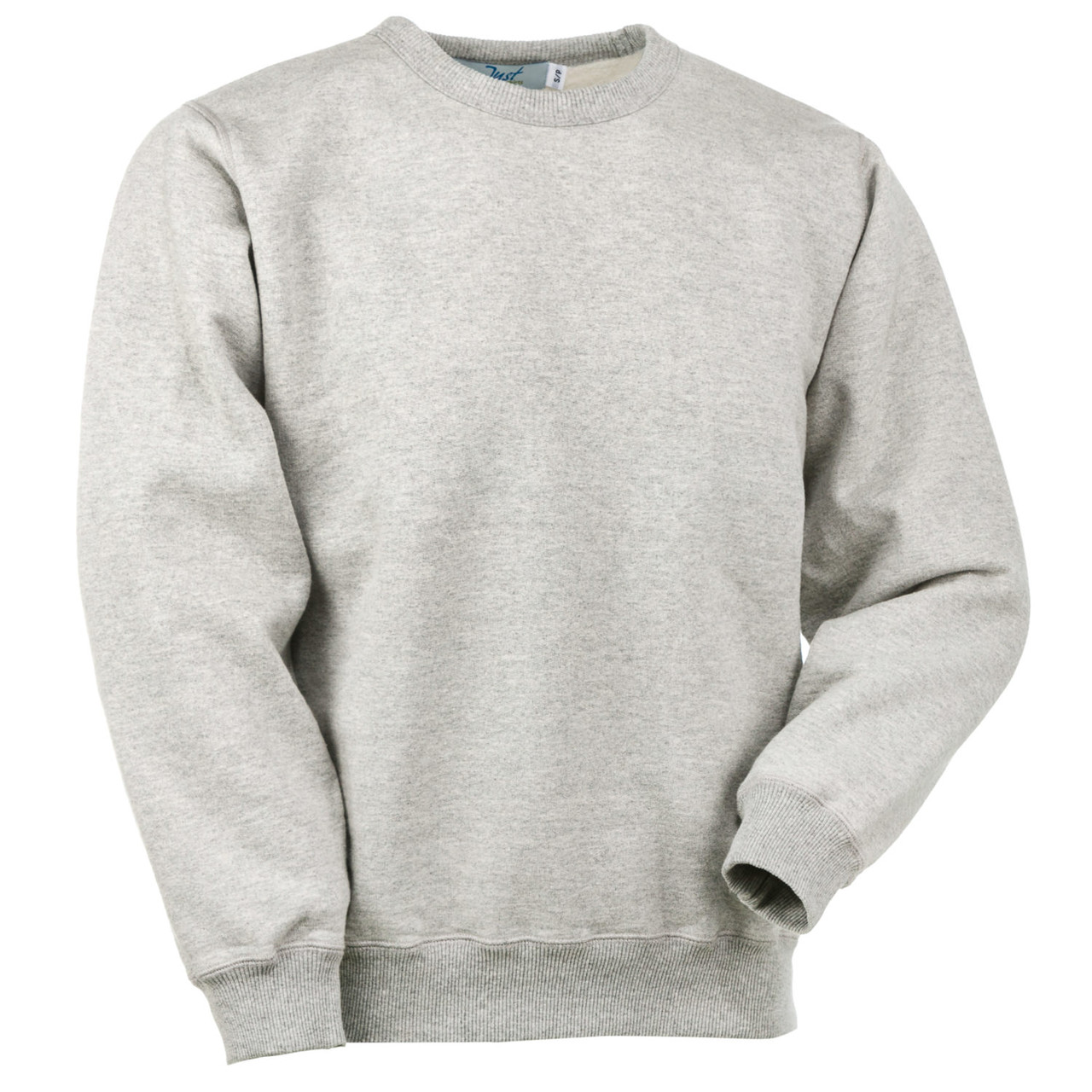 Shop Crewneck Gray Mix | 95% Cotton | Just Sweatshirts