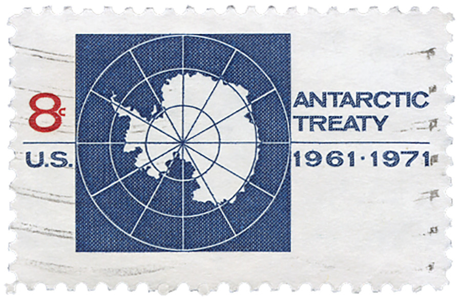 1431 - 1971 8c Antarctic Treaty - Mystic Stamp Company