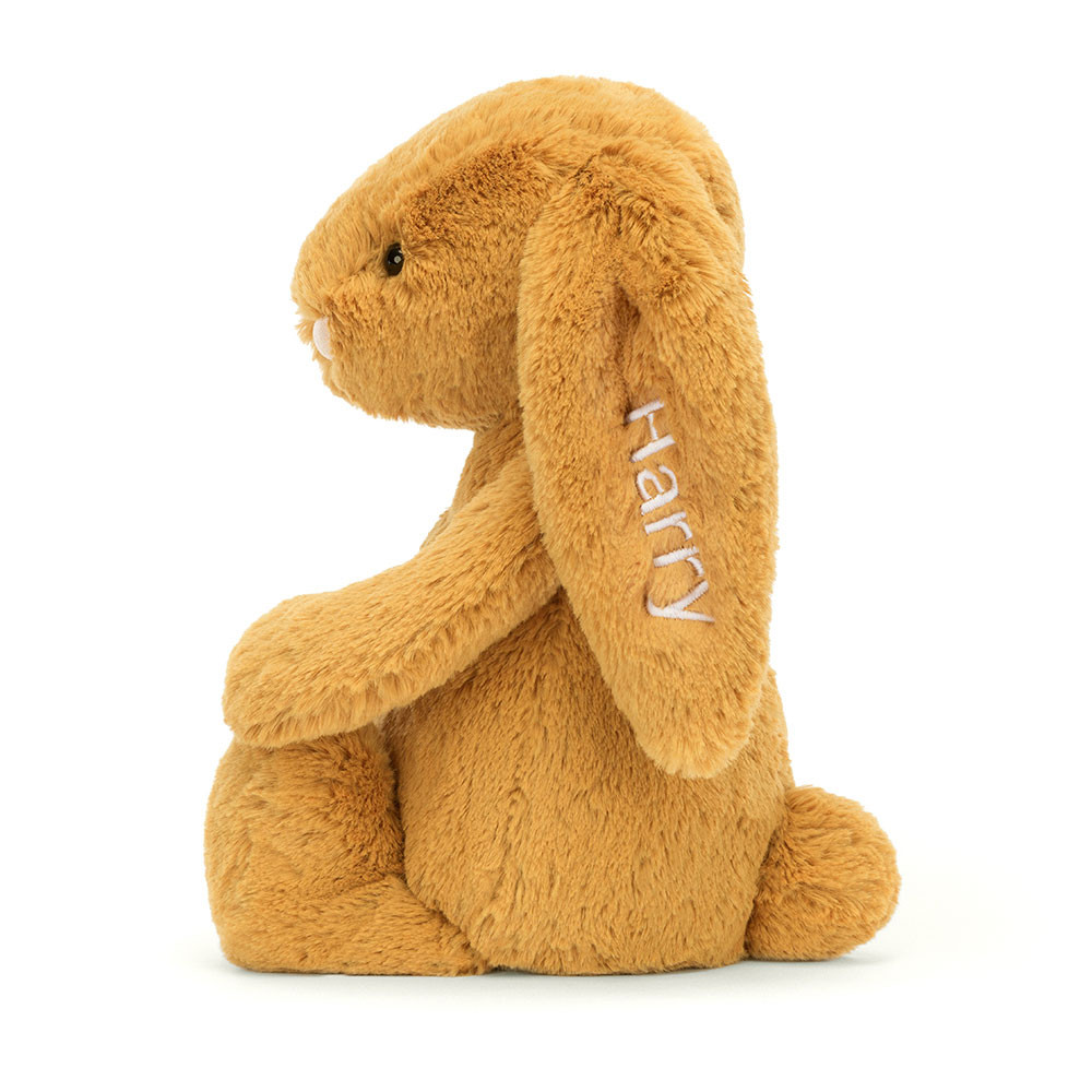 Personalized Bashful Golden Bunny Medium - Official Jellycat