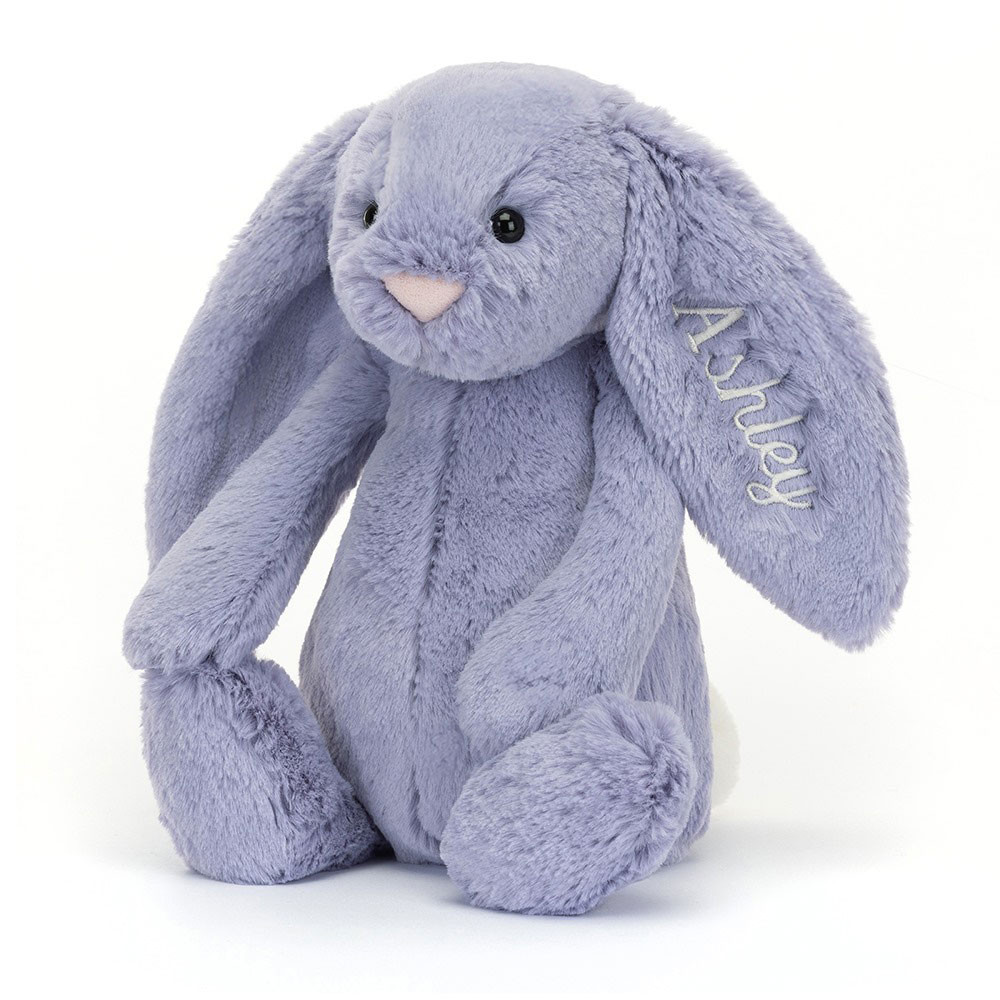 Personalized Bashful Viola Bunny Medium - Official Jellycat