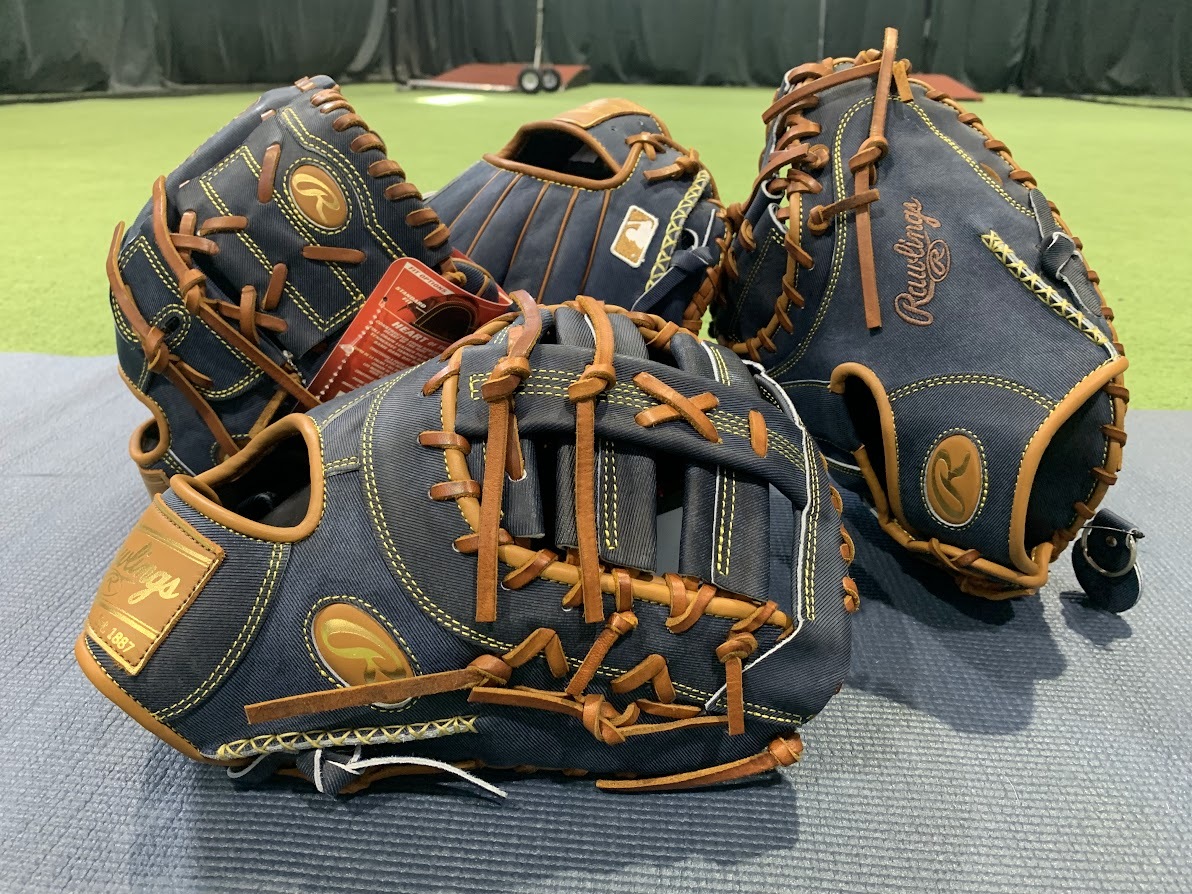 Rawlings Pro Label Denim Baseball Glove 12.75 Inch 303 H Web Left