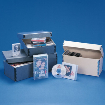 Space Saving CD/DVD Box - Hollinger Metal Edge