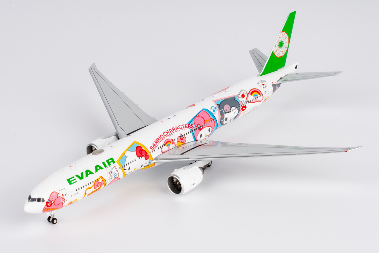 NG Model Eva Airways 777-300ER B-16722 Hello Kitty - Besties Jet