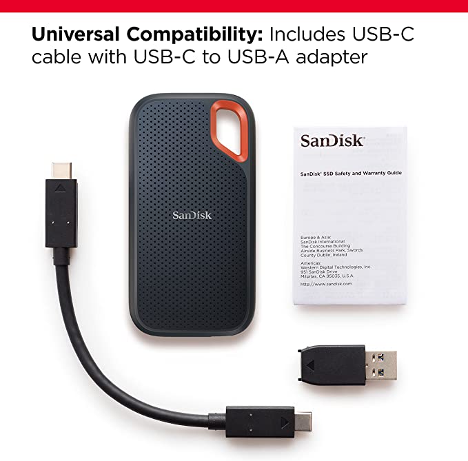 SanDisk 4TB Extreme Portable SSD External Solid State Drive