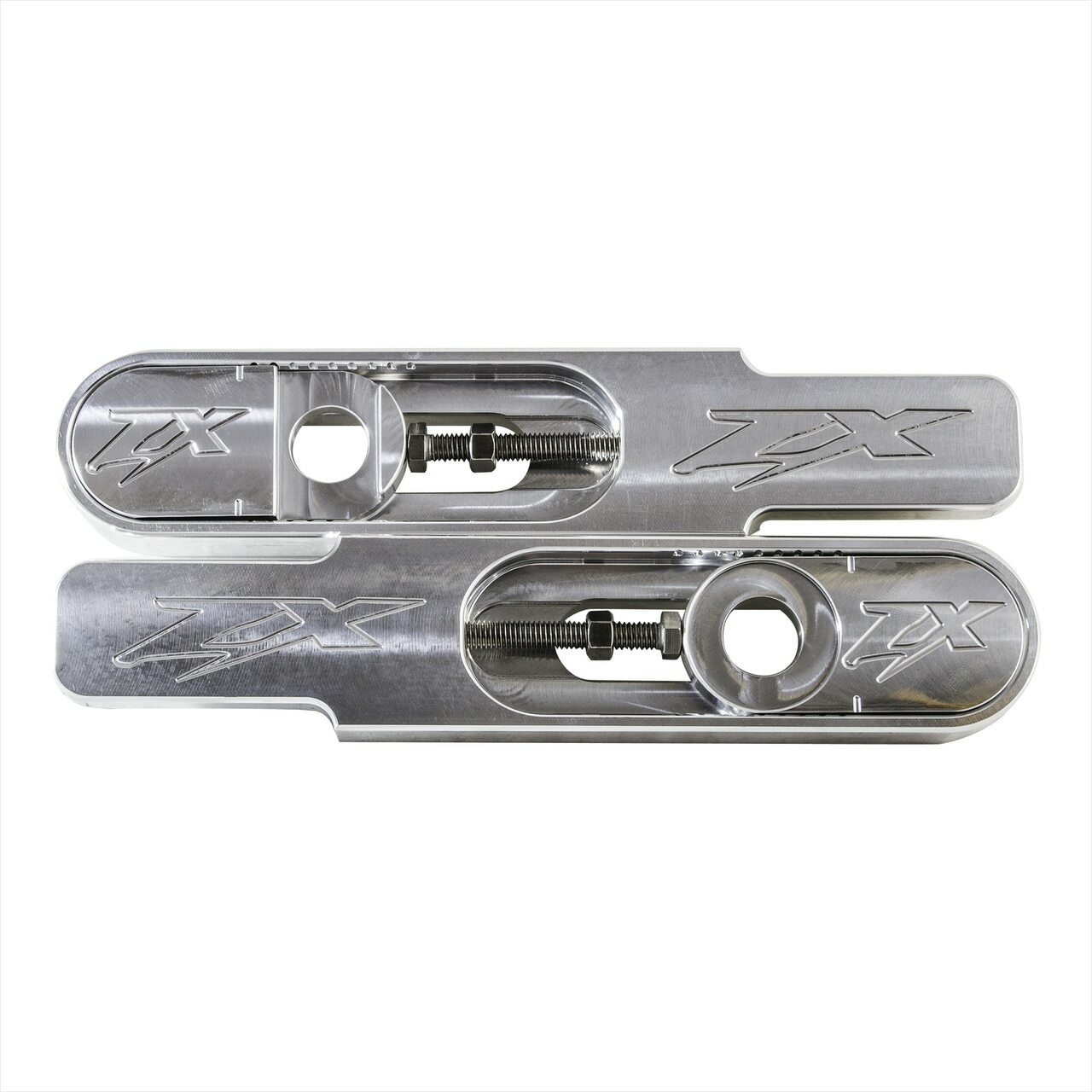 Kawasaki ZX-9R Swingarm Extensions - Raw Finish - Engraved
