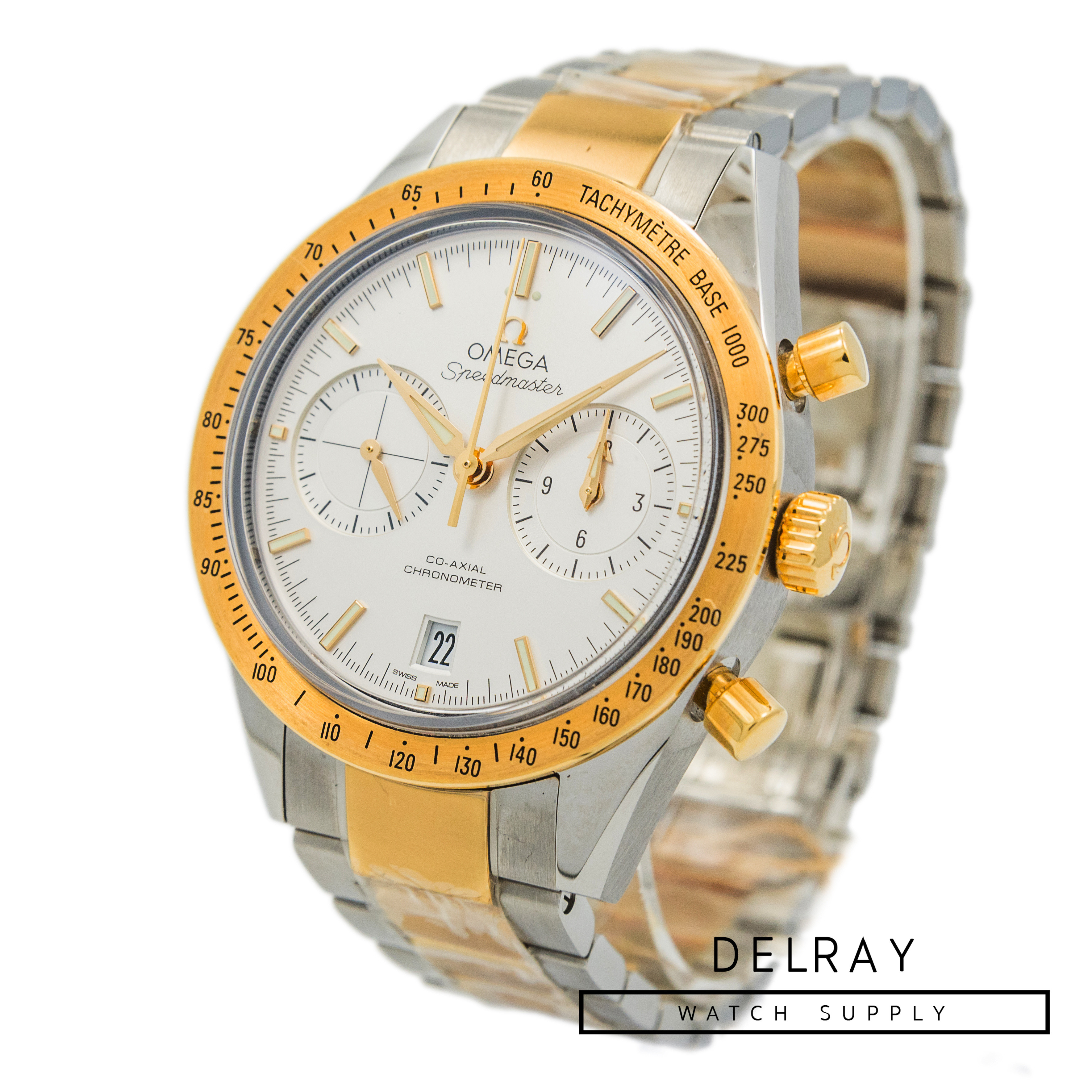 Omega Speedmaster 57 Co-Axial Two-Tone *UNWORN* - DelrayWatch.com